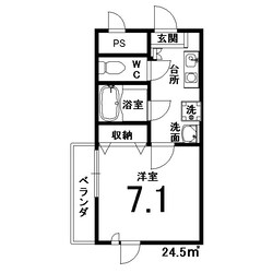 ヴィラ嵐山の物件間取画像